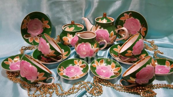 Советские чайные сервизы из фарфора