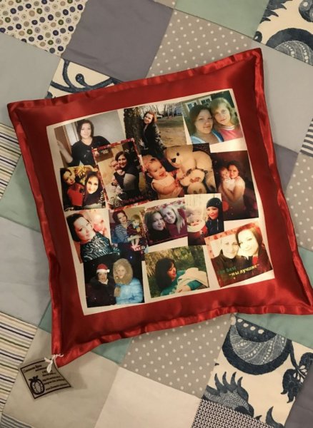Подушка с фотографией