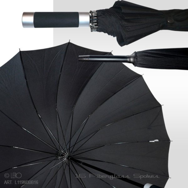 Зонт мужской трость "Toprain" 611 черный