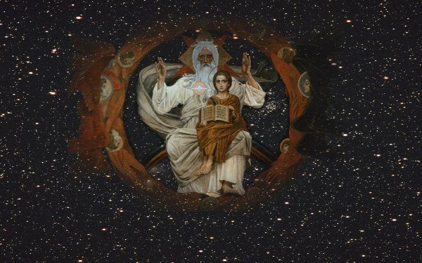 Бог Саваоф 1896 картина в.м Васнецова