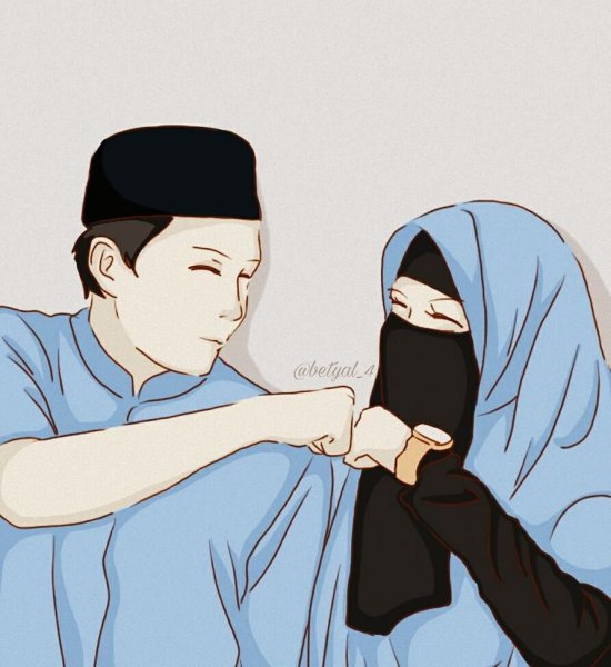 Исламские обои парень и девушка