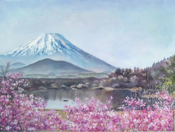 Гора Фудзияма художник