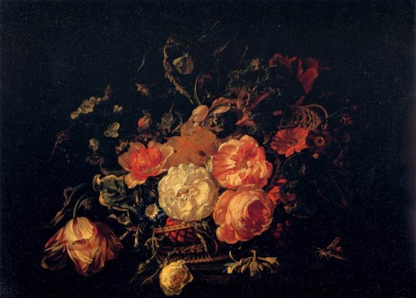 Рашель Рюйш (Rachel Ruysch, 1664-1750, Flemish)