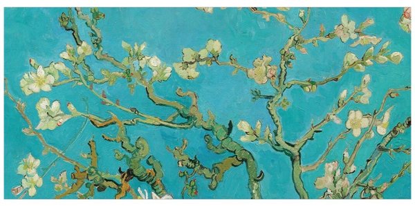Ван Гог цветы на голубом фоне