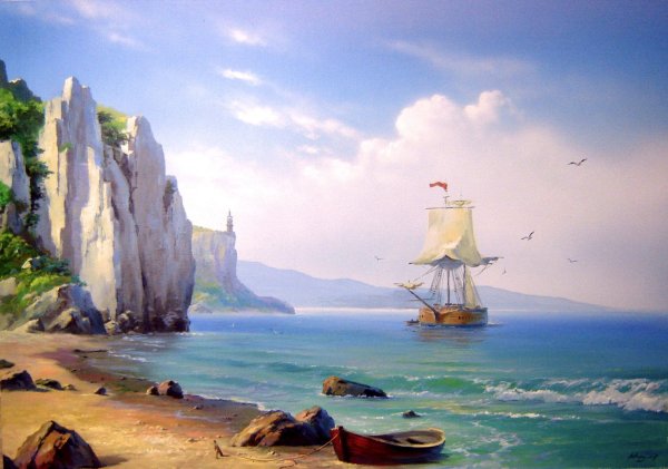 «Морской пейзаж. Коктебель», 1889