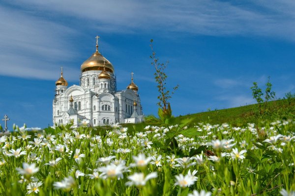 Белогорский монастырь Пермский край весной
