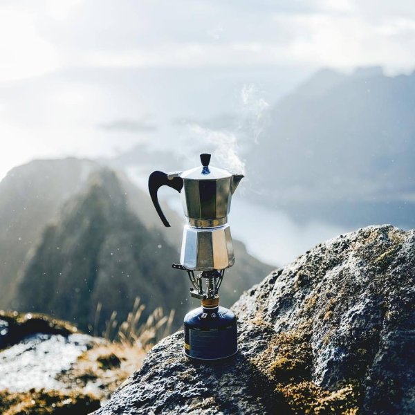 Чашечка кофе в горах