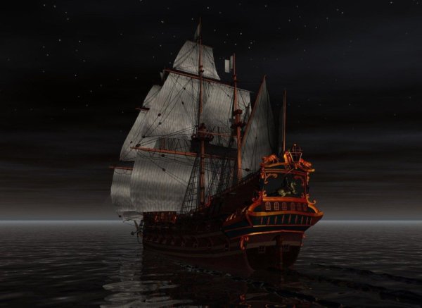 Старинные корабли парусники