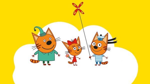 Герои мультика три кота Коржик