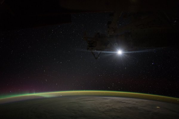 Вид земли из космоса