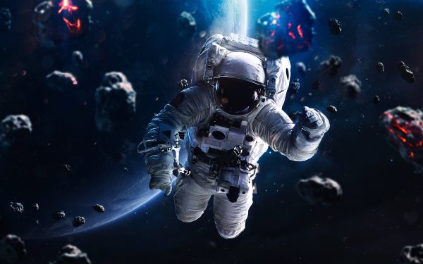 Астронавт в космосе