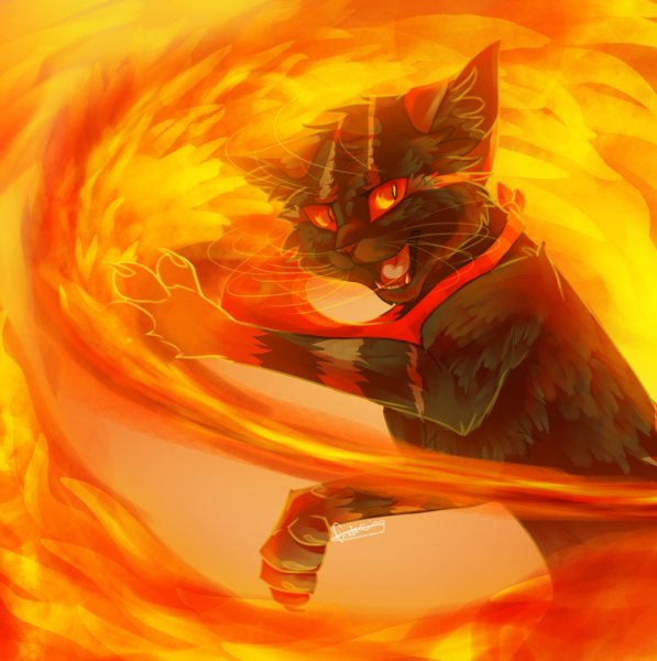 Коты Воители Огнезвёзд-Огненный кот