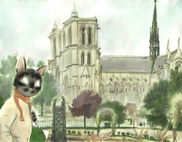 Коты в Париже