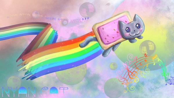 Радужная кошка Nyan Cat