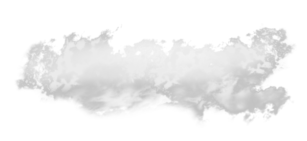 Белые облака на прозрачном фоне для фотошопа