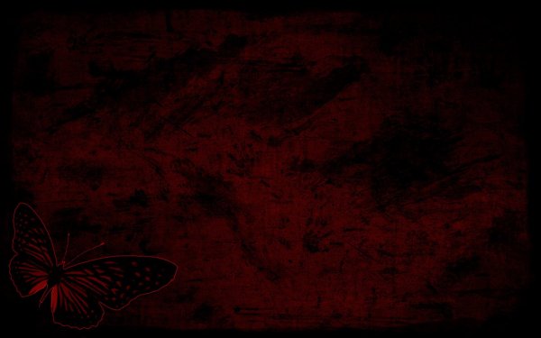 Черная бабайка на Красном фоне