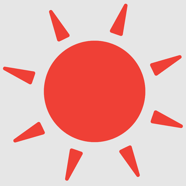 Красное солнце символ