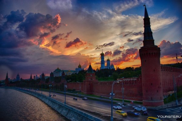 Московский Кремль Москва Кремль закат