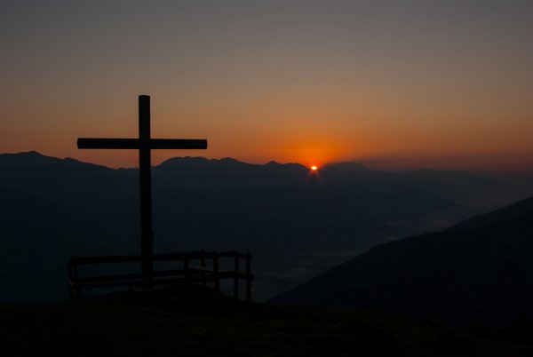 Крест на горе Афон