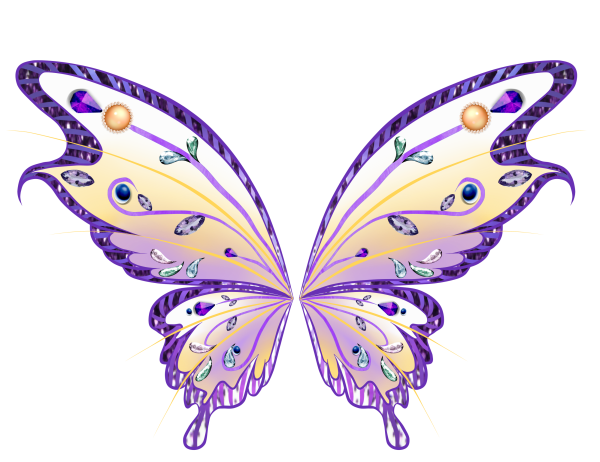Бабочка рисунок на прозрачном фоне