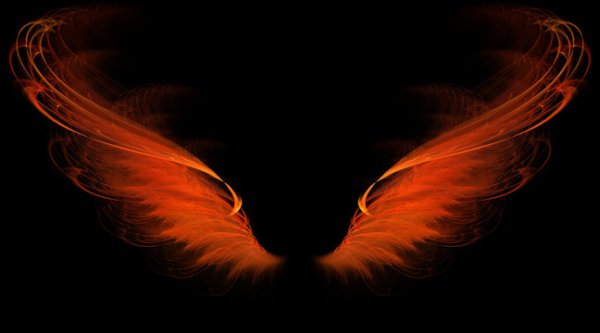 Необычные Огненные Крылья