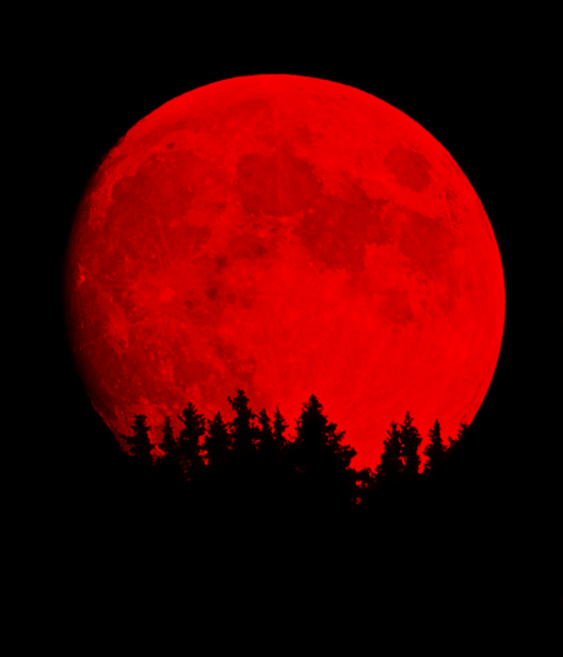 Красная Кровавая Луна