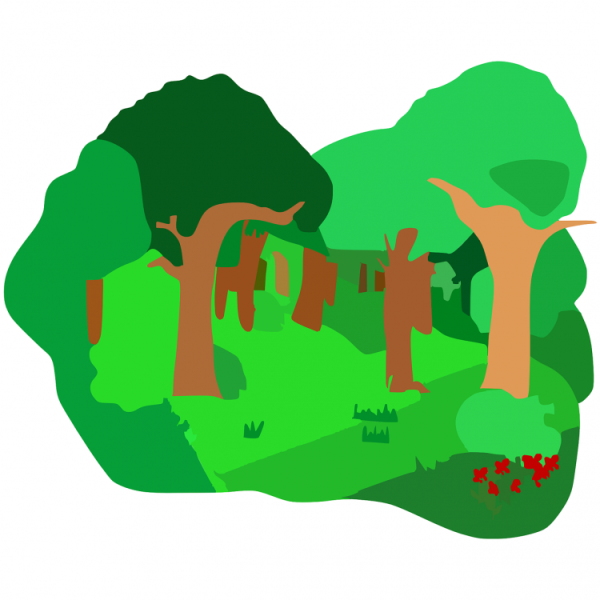 Картинка леса для детей