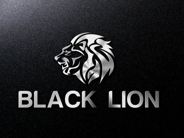 Логотип черный Лев