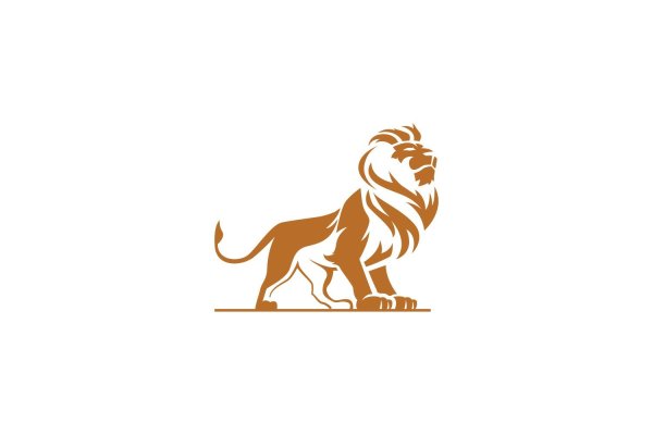 Красивый логотип Льва