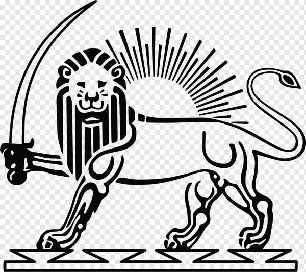 Эмблема "Лев и солнце" Иран