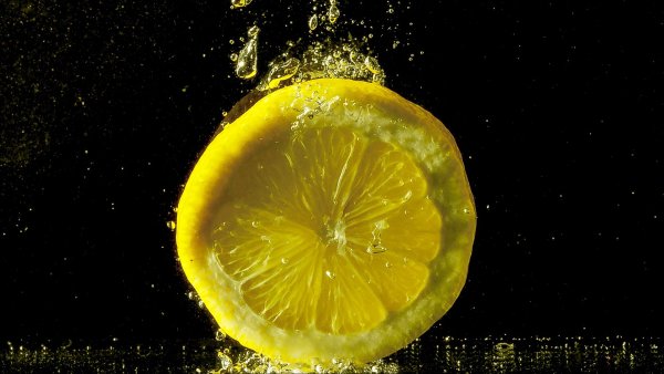 Лимон в разрезе