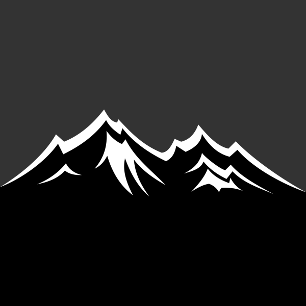 Лого на фоне гор
