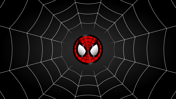 Логотип человека паука обои