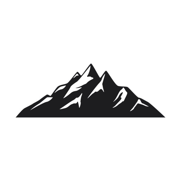 Эскиз гор для логотипа