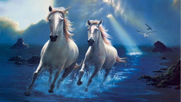 Джим Уоррен картины лошади