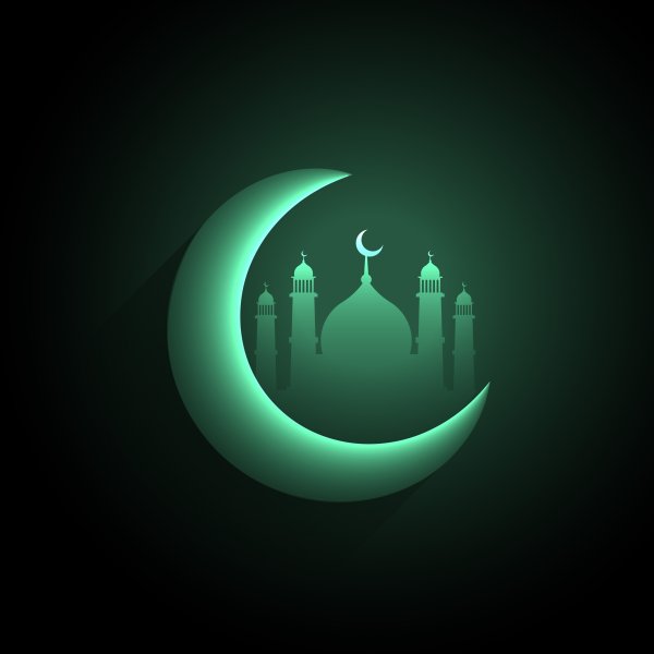 Символ мечети полумесяц