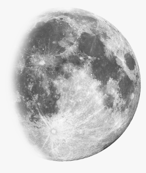 Луна на прозрачном фоне ъ