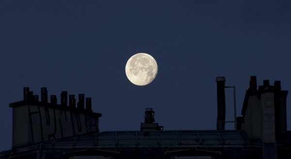Луна над крышами