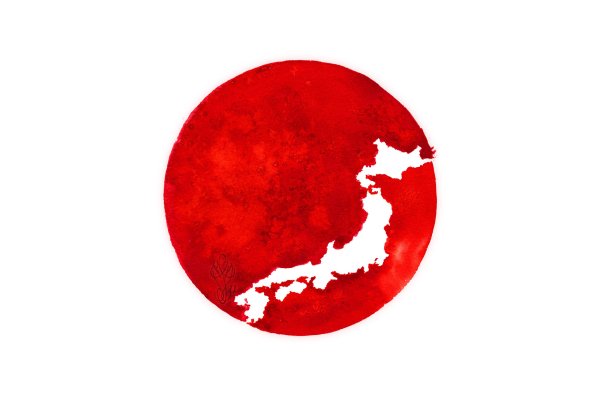 Японский красный круг