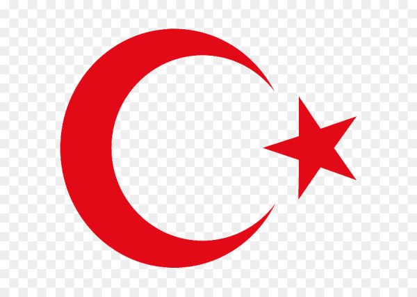 Турция Луна и звезда на флаге