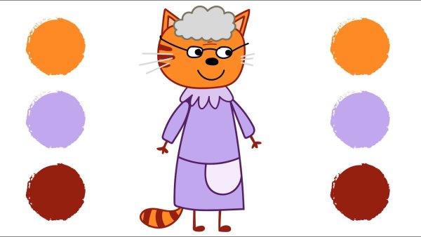 Персонажи из мультфильма три кота