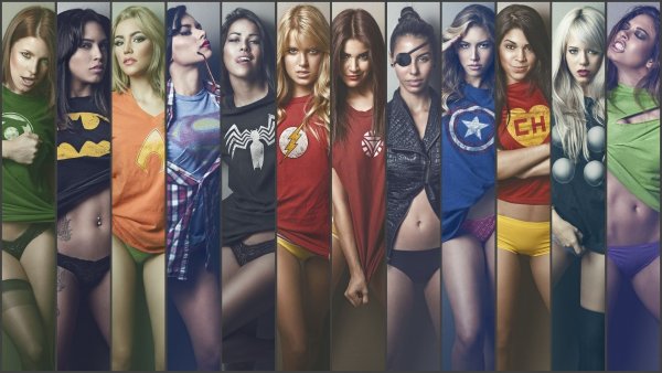 Супергерои женщины Марвел
