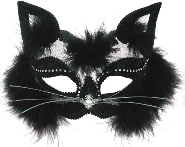 Новогодняя маска кота