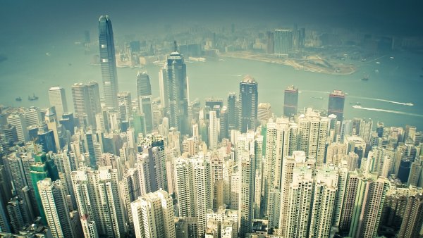 Гонг Конг вид сверху