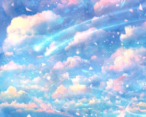 Небо в пастельных тонах