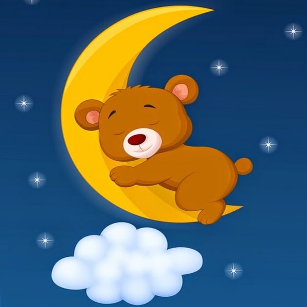 Спящий мишка на Луне