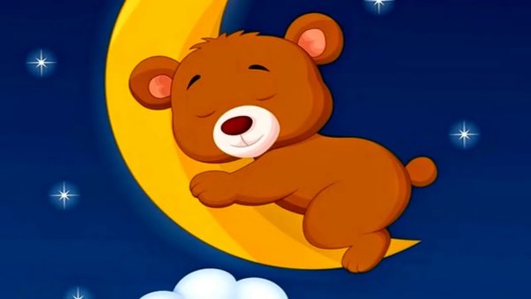 Медвежонок спит на Луне