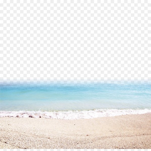 Пляж на прозрачном фоне