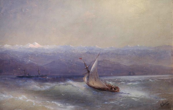Иван Константинович Айвазовский«кораблекрушение 1875»