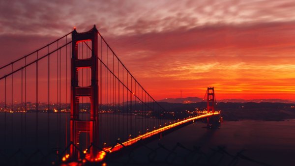 Сан Франциско мост Нью Йорк